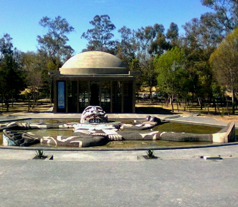 Fonte Carcamo de Dolores no Parque Chapultepec