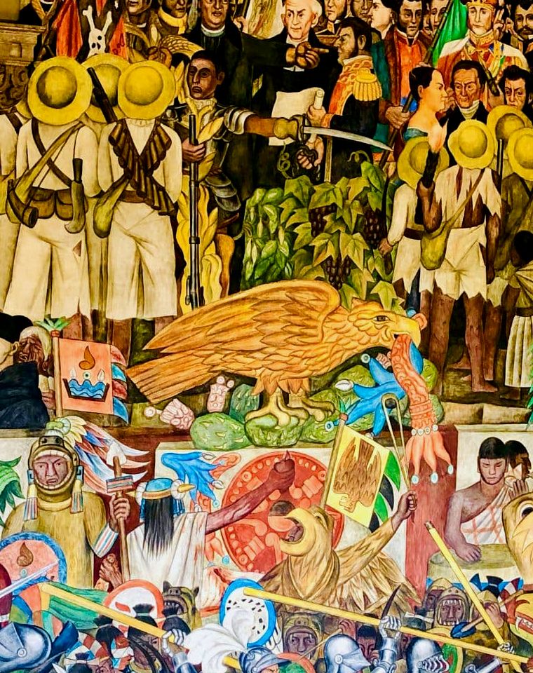 Mural de Diego Rivera no Palácio Nacional da Cidade do México