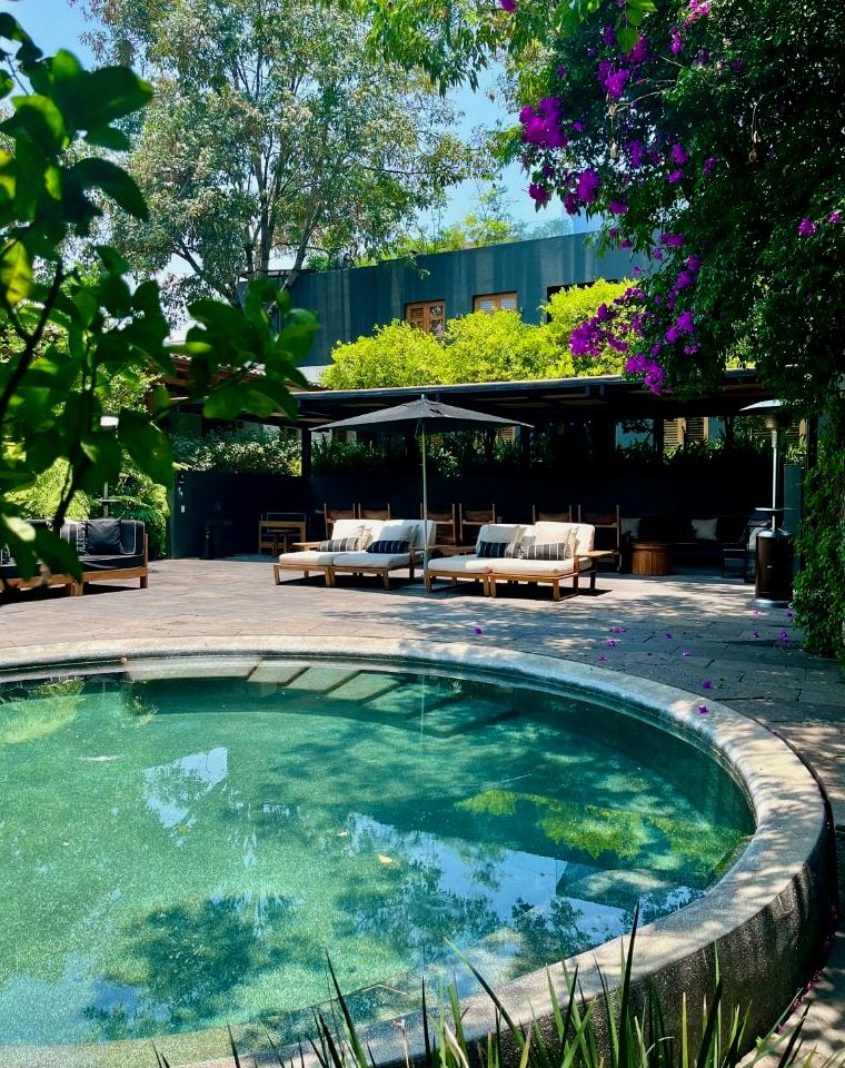piscina do hotel La Casa Rodavento em Valle de Bravo México
