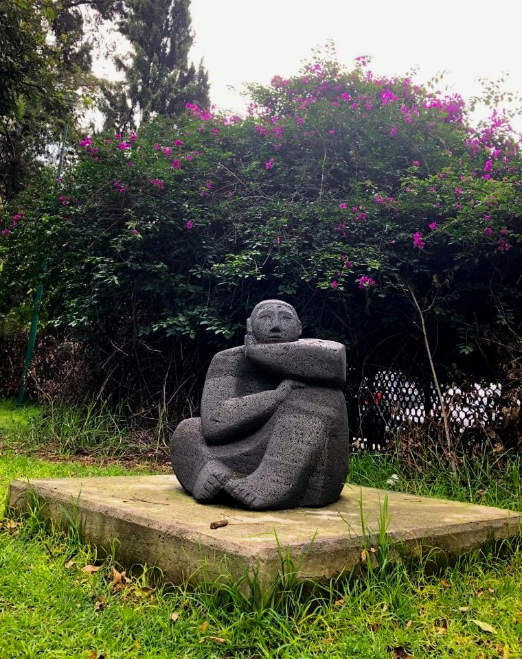 Escultura de Botero no jardim do Museu de Arte Moderna da Cidade do México