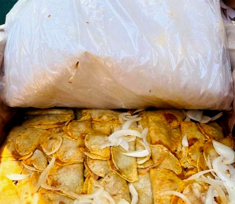 Famosos tacos de canastra no México - tacos de cesta