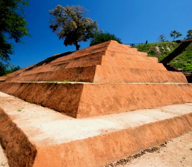Ruínas antigas de Xihuacan perto de Zihuatanejo México