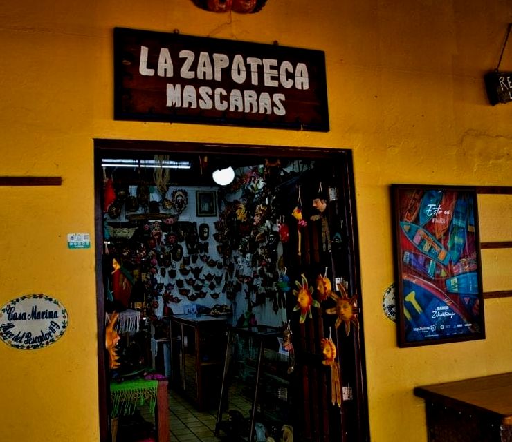 loja artesanal em Zihuatanejo México chamada La Zapoteca