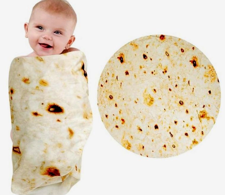 cobertor de burrito para bebê enrolado presentes de natal do México
