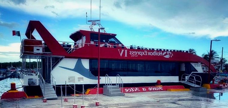 cancún para holbox ferry boat via holbox express