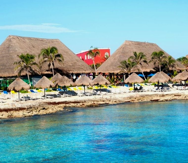 cidade praiana de costa maya de maahual, méxico |  Cancún para Mahahual
