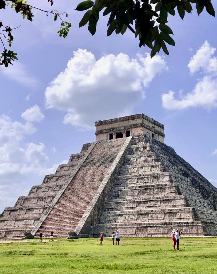 ruínas maias de Chichen Itza na península de Yucatán, no México
