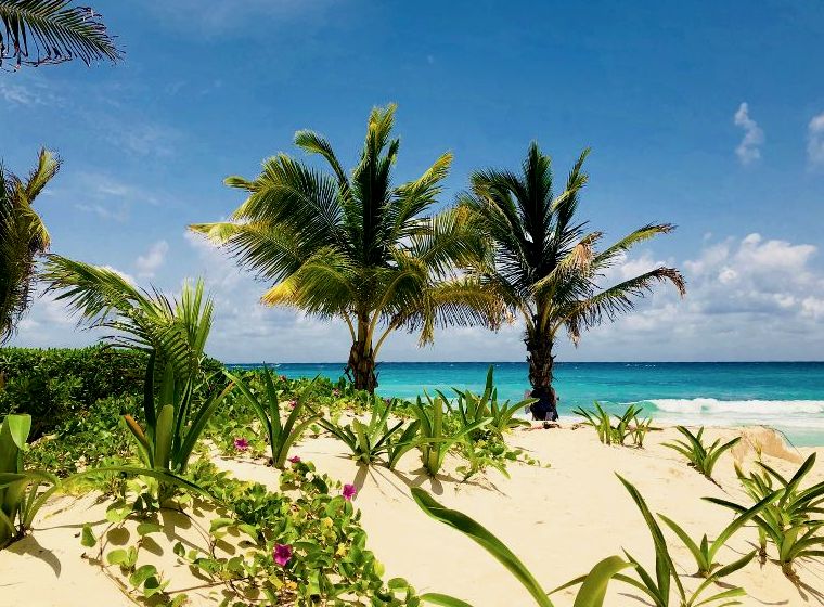 Praia secreta de Playa del Carmen, Quintana Roo México