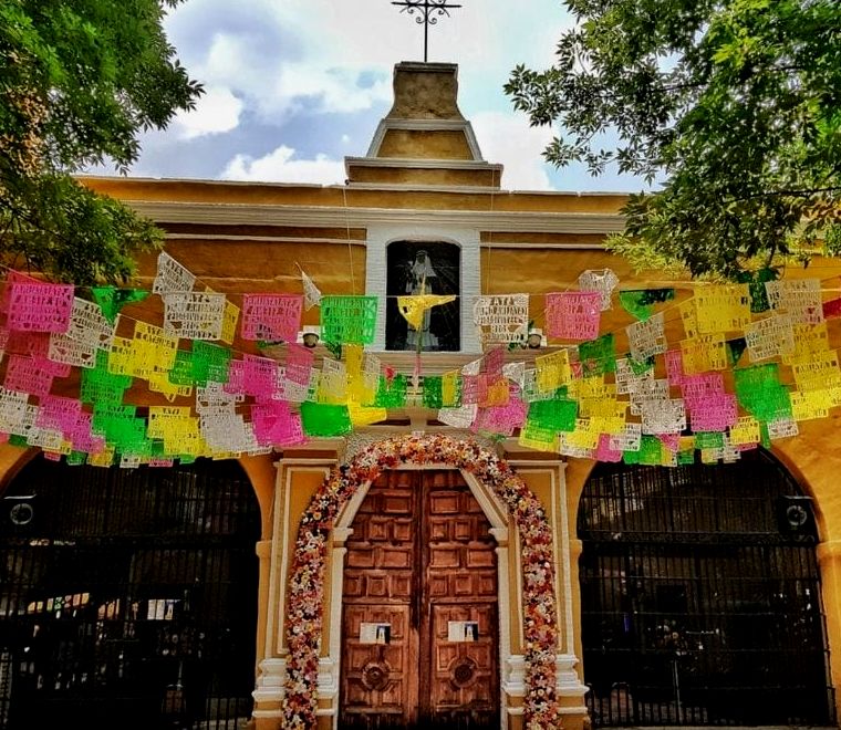 igreja colonial de santa catarina em coyoacan cidade do méxico
