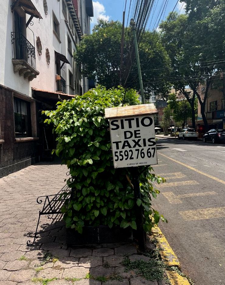 sitio de taxi cidade do méxico (ponto de táxi)