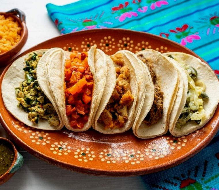 tacos guisados ​​|  melhores tacos na cidade do México
