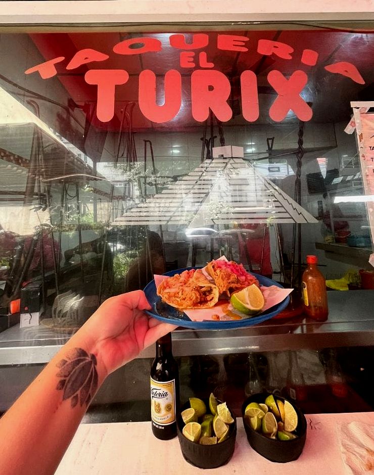 cochinita pibil tacos na taqueria el turix polanco cidade do méxico