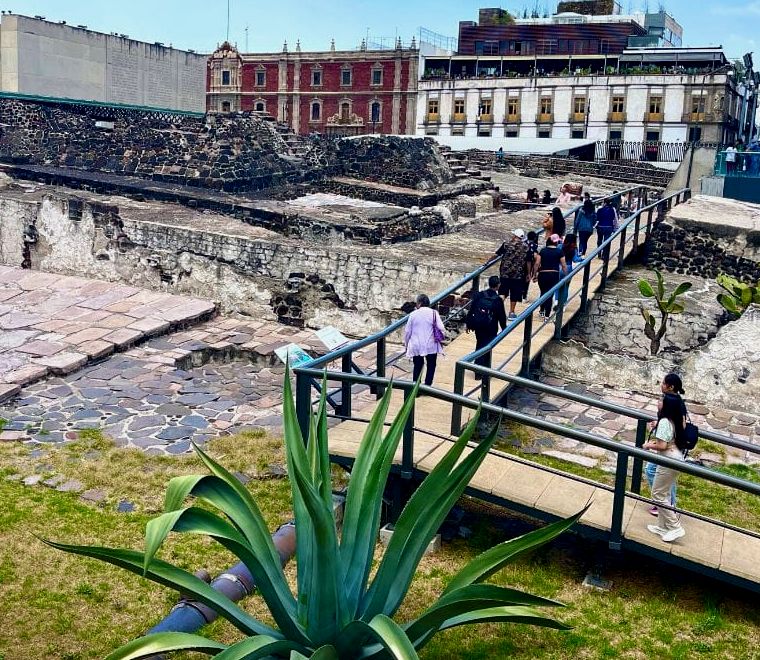 templo prefeito ruínas astecas na cidade do méxico